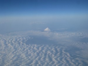 波状雲と富士山
