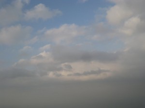大気が不安定な雲
