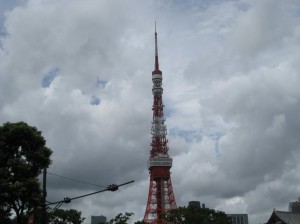 お疲れ様の東京タワー