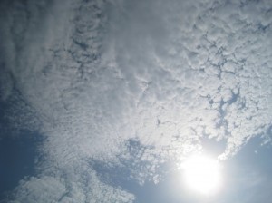 うろこ雲orひつじ雲