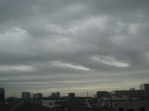 東京は冷たい雨