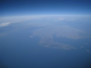 伊勢湾と知多半島