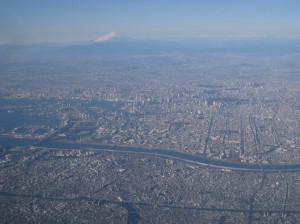 関東平野の眺め