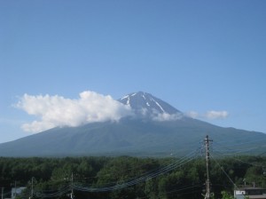 けさの富士山