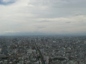 都心(新宿)から西の眺め