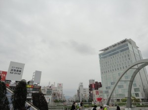 曇り空に (愛知県豊橋市)
