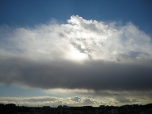 関東も寒気の雲が発生