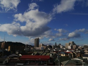 寒気の雲 (仙台市内)
