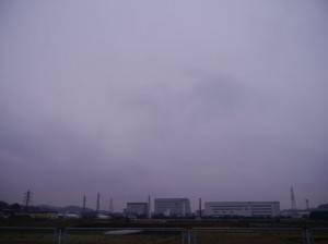 みぞれに近い雨 (横浜市戸塚区)