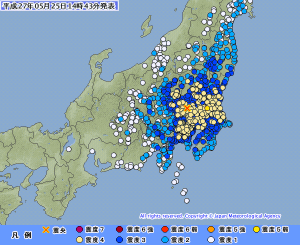 関東平野部の地震