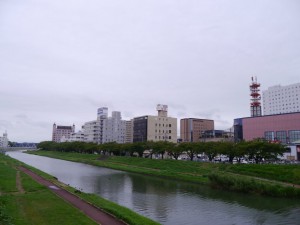 水戸市内の桜川