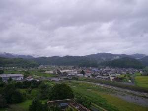 あいにくの天気 (鳥取県三朝町)