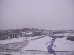 早くも冬景色 (北海道 恵庭市)